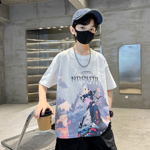 【卡通休闲】男童纯棉短袖上衣