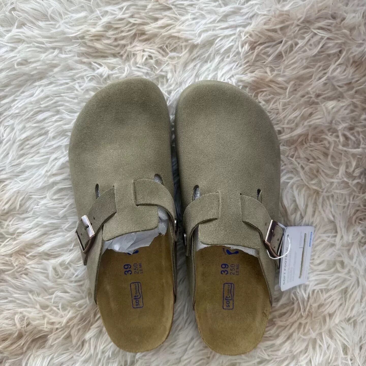 厚底真皮软木包头半拖