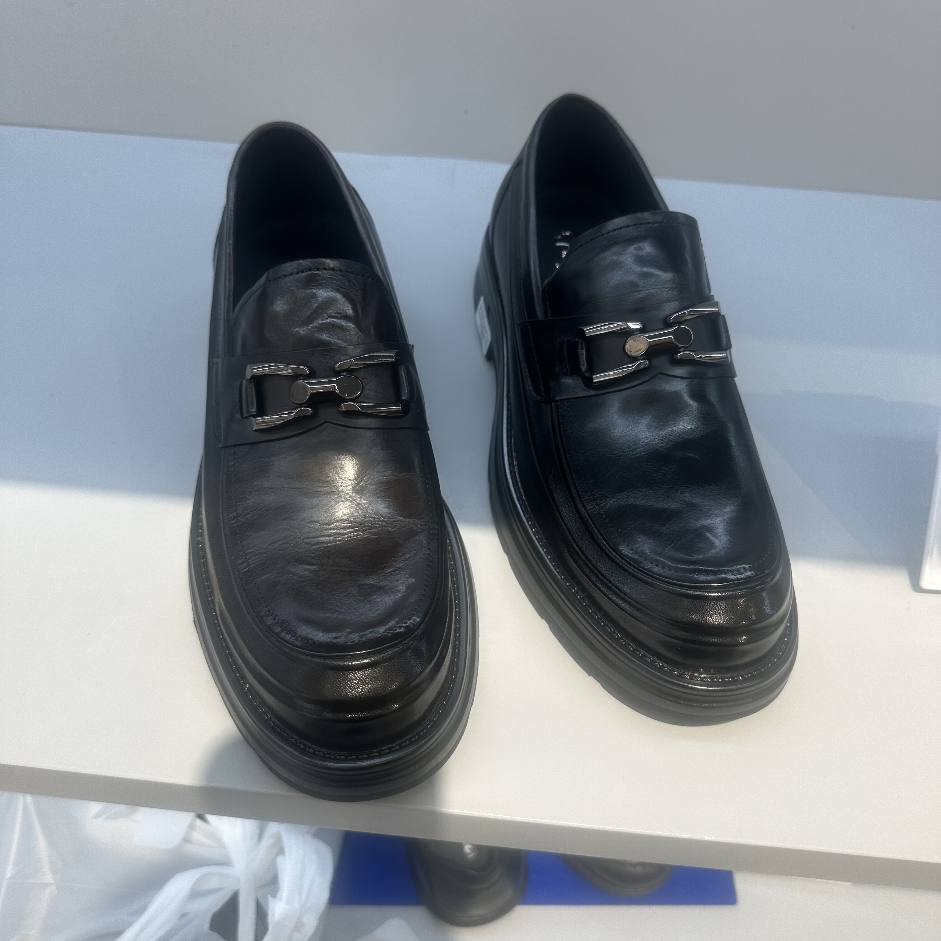 胖东来正品带小票路遥男鞋商务皮正装皮鞋