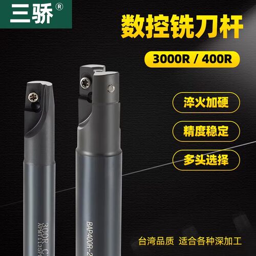 BAP300R/400R直柄平面铣刀杆