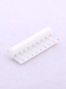A3961WV-09P 线对板针座 间距:3.96mm 1x9P 白色 插件,P=3.96mm