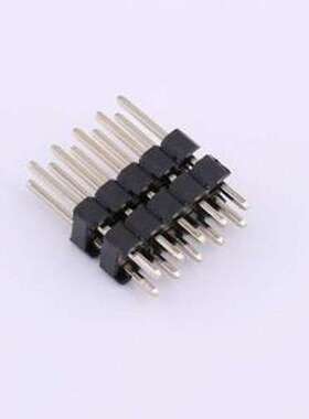 PZ254-2-05-Z-C6.0-G0-DP 排针 2x5P 间距:2.54mm 插件,P=2.54mm