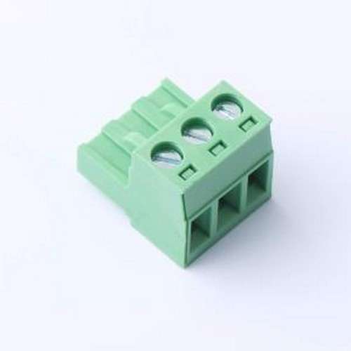 DB2EK-5.0-3P-GN-S 插拔式接线端子 5mm 排数:1 每排P数:3 绿色 P