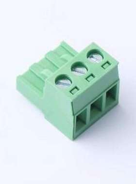 DB2EK-5.0-3P-GN-S 插拔式接线端子 5mm 排数:1 每排P数:3 绿色 P