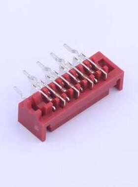 X9127WR-08B4-9TSNRE 线对板针座 间距:1.27mm 弯插 大红色 弯插,