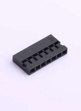 HX20011-7Y 胶壳(线对板/线对线) 1x7P 2mm 黑色 P=2mm