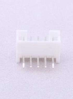 A2001WR-05P1 线对板针座 系列:PH 间距:2mm 1x5P 白色 弯插,P=2m