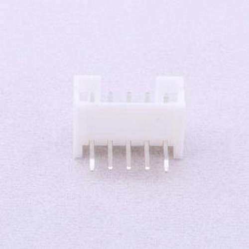 A2001WR-05P1 线对板针座 系列:PH 间距:2mm 1x5P 白色 弯插,P=2m