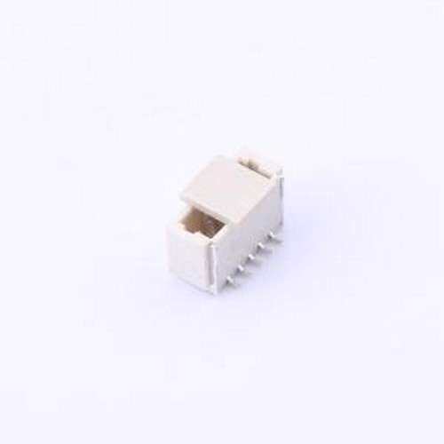 HC-1.0-5PLT 线对板针座 1x5P 间距:1mm 立贴 SMD,P=1mm
