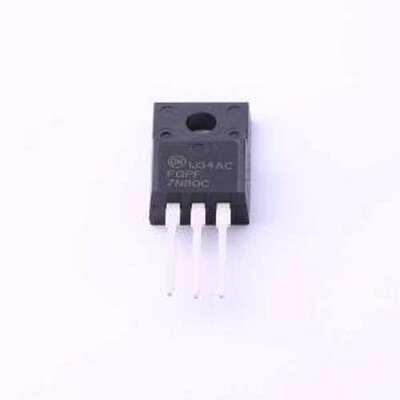FQPF7N80C 场效应管  1个N沟道 耐压:800V 电流:6.6A TO-2