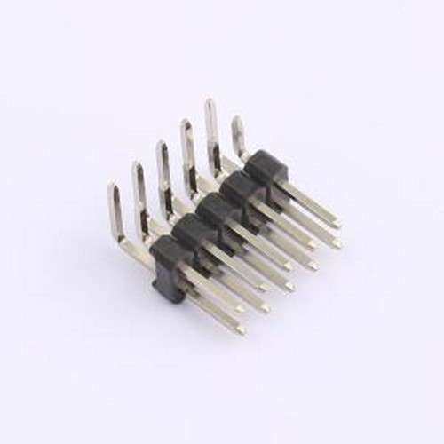 PH2.54-07-05PWS 排针 2x5P 间距:2.54mm 方针 弯插 弯插,P=2.54m