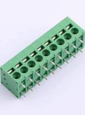MX205R-5.0-09P-GN01-Cu-A 弹簧式接线端子 5mm 每排P数:9 排数:1