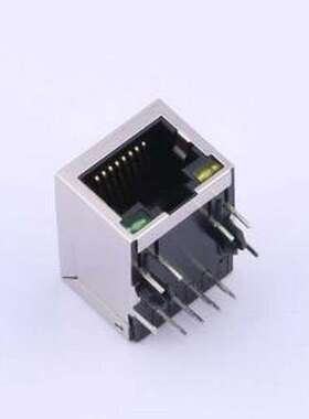 X01AB002AA2DD 以太网连接器(RJ45 RJ11) 带LED 插件