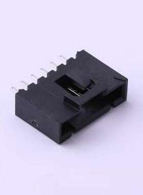 705430040 线对板针座 1x6P 间距:2.54mm 直插 插件,P=2.54mm