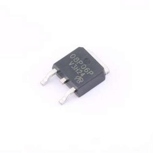 SPD08P06PG-VB 场效应管(MOSFET) 1个P沟道 耐压:60V 电流:38A TO