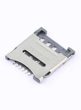 SIM201-FWB6AH1.5 SIM卡连接器 翻盖式 MicroSIM卡 卡座 SMD