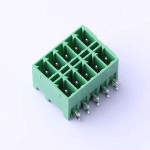 JL15EDGKNR-38110G01 插拔式接线端子 3.81mm 弯插,P=3.81mm