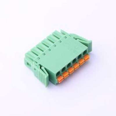 KF2EDGKNG-3.81-6P 插拔式接线端子 3.81mm 1x6P 排数:1 每排P数: