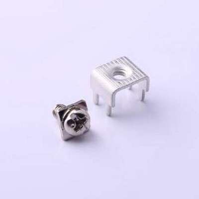 T44006 PCB焊接端子 四脚 M4 二件套 插件