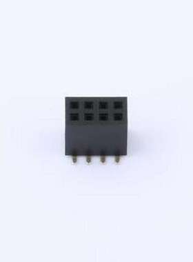 CSEC202-0402A001R1AC 排母 2x4P 间距:1.27mm 立贴 SMD,P=1.27mm
