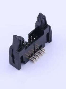 X9555WR-2x05A-PTV01 IDC刺破式连接器(牛角/简牛) PBT料,黑色,长