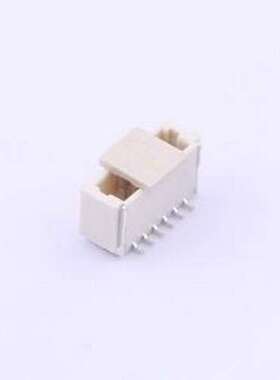 AFC10-S06PCA-00 线对板针座 1x6P 间距:1mm 立贴 系列:SH SMD,P=