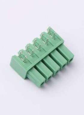 DB2EA-3.81-5P-GN 插拔式接线端子 3.81mm 绿色 插件,P=3.81mm