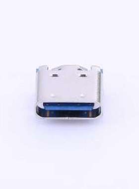 GT-USB-7010AB USB连接器 Type-C 母 卧贴 蓝色 SMD