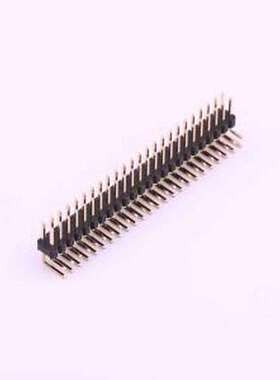 X6521WR-2x24H-C60D30 排针 2x24P 间距:2.54mm 方针 弯插,P=2.54