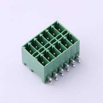 MX15EDGRHB-3.5-2*06P-GN01-Cu-A 插拔式接线端子 3.5mm 排数:2