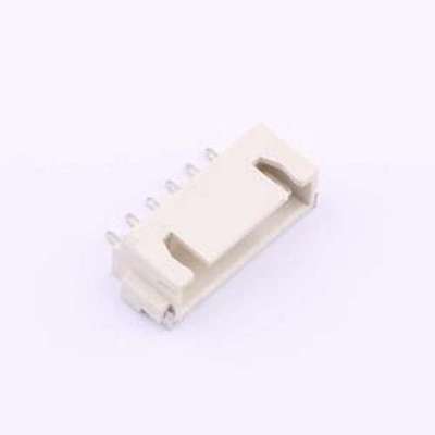 HX 2.54-6PIN WSTP 线对板针座 1x6P 间距:2.5mm 卧贴 SMD,P=2.5m