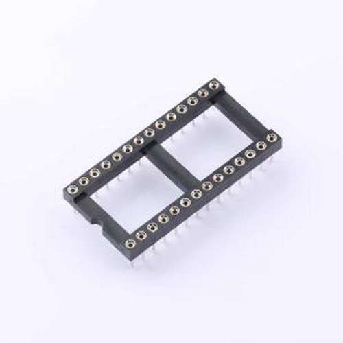 IC254R-22-28-73 IC/晶体管插座 IC针座 间距2.54mm P数:28P 圆孔