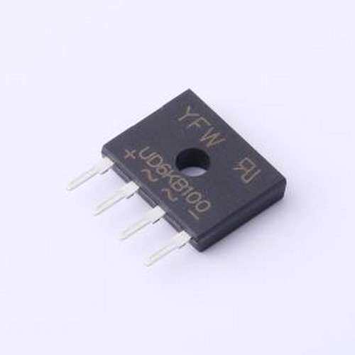 UD6KB100 整流桥 电压:1kV 电流:6A D3K
