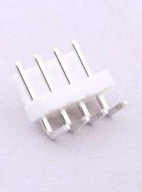 A3961WR-04P 线对板针座 间距:3.96mm 1x4P 白色 弯插,P=3.96mm