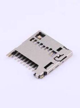 TF-108-ARP10 SD卡/存储卡连接器 自弹式 MicroSD卡(TF卡) 卡座 S