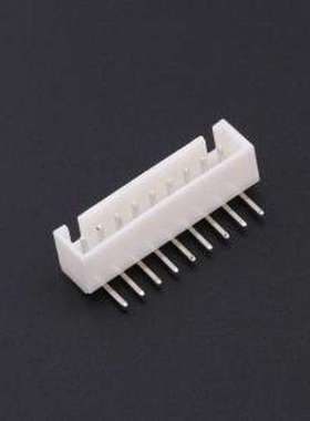 KH-A2504-09AW 线对板针座 间距:2.54mm 1x9P 白色 插件,P=2.5mm