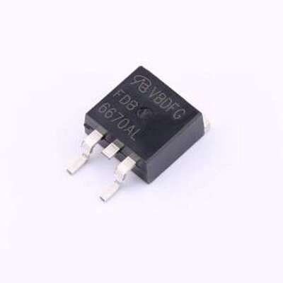 FDB6670AL-VB 场效应管(MOSFET) 1个N沟道 耐压:30V 电流:98A TO-