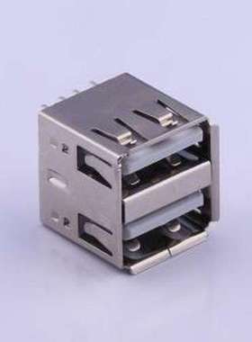 U-USBAS04P-F200 USB连接器 Type-A 母 直插 插件