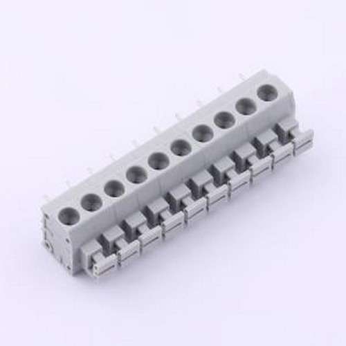 DB260-5.0-10P-GY 弹簧式接线端子 DB260-5.0-10P-GY 插件,P=5mm