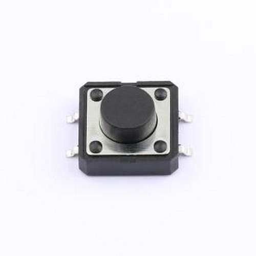 HX TS126TP 250gf 009 轻触开关 12x12x6mm 立贴 轻触开关 插件,1