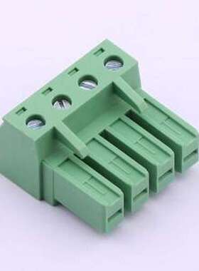 KF2EDGSK-7.62-4P绿色 插拔式接线端子 7.62mm 1x4P 排数:1 每排P
