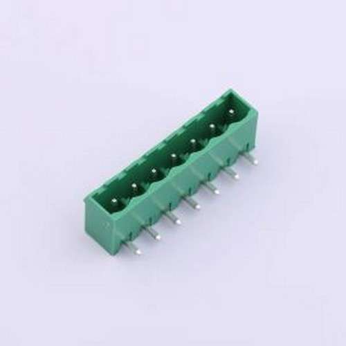 MX2EDGRC-5.08-07P-GN01-Cu-A 插拔式接线端子 5.08mm 1x7P 排数: