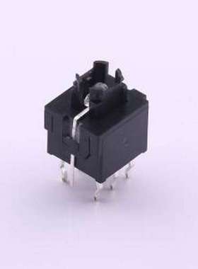 K6-6130D03-N1 轻触开关 8.50mmx7.50mm 蓝色无锁带灯开关 插件