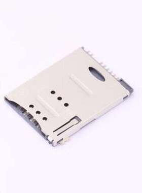 ZX-SIM-481.85J-6.2 SIM卡连接器 自弹式 MiniSIM卡 卡座 SMD
