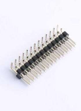 HDGCPH254-PW02-13 排针 2x13P 间距:2.54mm 弯插 弯插,P=2.54mm