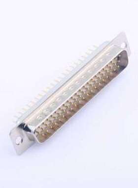 GHDP62M-180 D-Sub/VGA连接器 插针式DP62三排高密度公头车针白胶