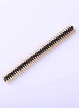 X4621WV-2x39I-C40D28 排针 2x39P 间距:2mm 方针 插件,P=2mm