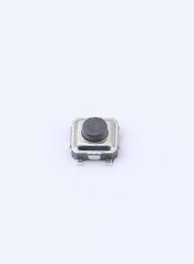 TP13722618 轻触开关 3*3*1.8H 260克力 双弹 黑钮 SMD