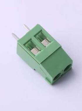 WJ129V-5.0-2P-14-00A 螺钉式接线端子 直插式/5.0mm 2P 绿色微黄