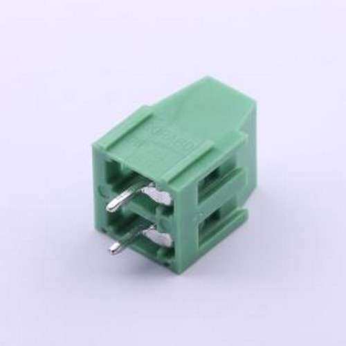 DB128L-5.0-2P-GN-S 螺钉式接线端子 5mm 1x2P 排数:1 每排P数:2